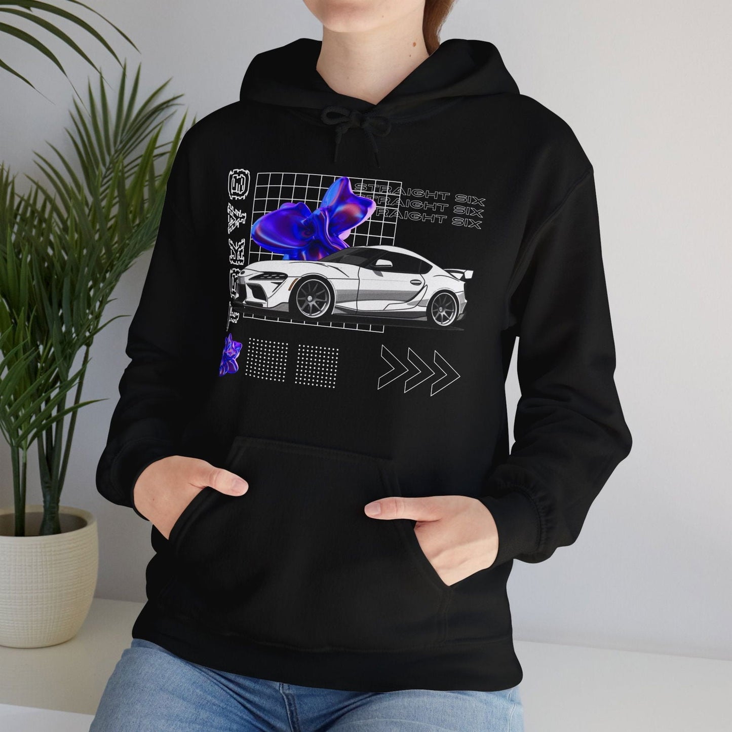 White Toyota Supra MK5 Hoodie | TSMK5 - UH002 - Petrosexuals