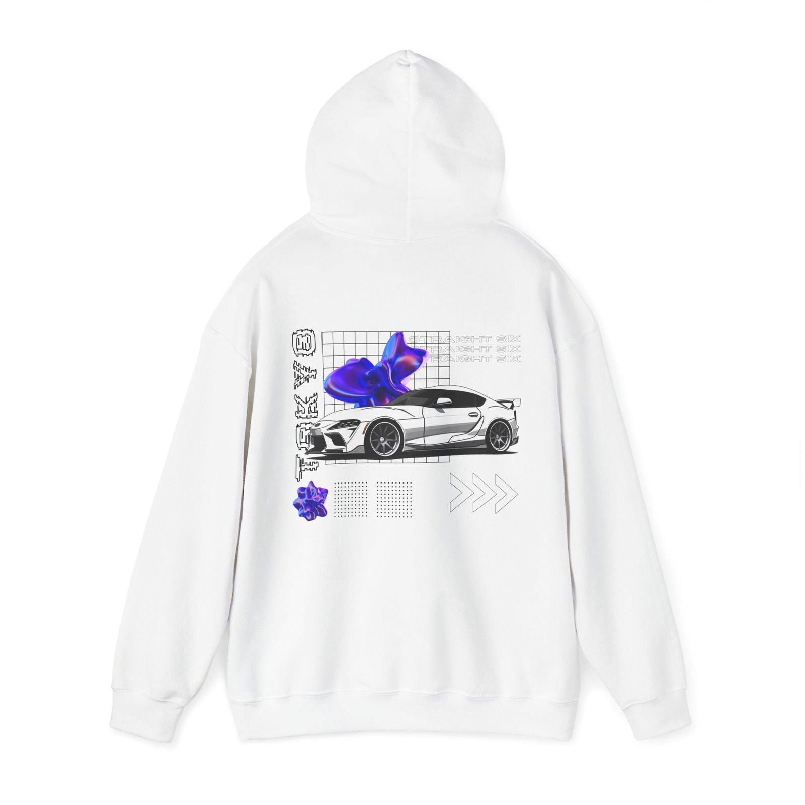 White Toyota Supra MK5 Hoodie | TSMK5 - UH002 - Petrosexuals