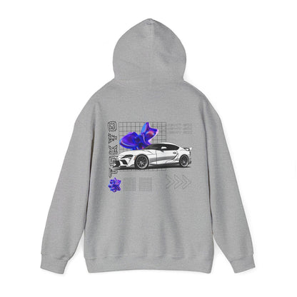 White Toyota Supra MK5 Hoodie | TSMK5 - UH002 - Petrosexuals