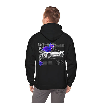 White Toyota Supra MK5 Hoodie | TSMK5 - UH002 - Petrosexuals