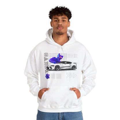 White Toyota Supra MK5 Hoodie | TSMK5 - UH002 - Petrosexuals