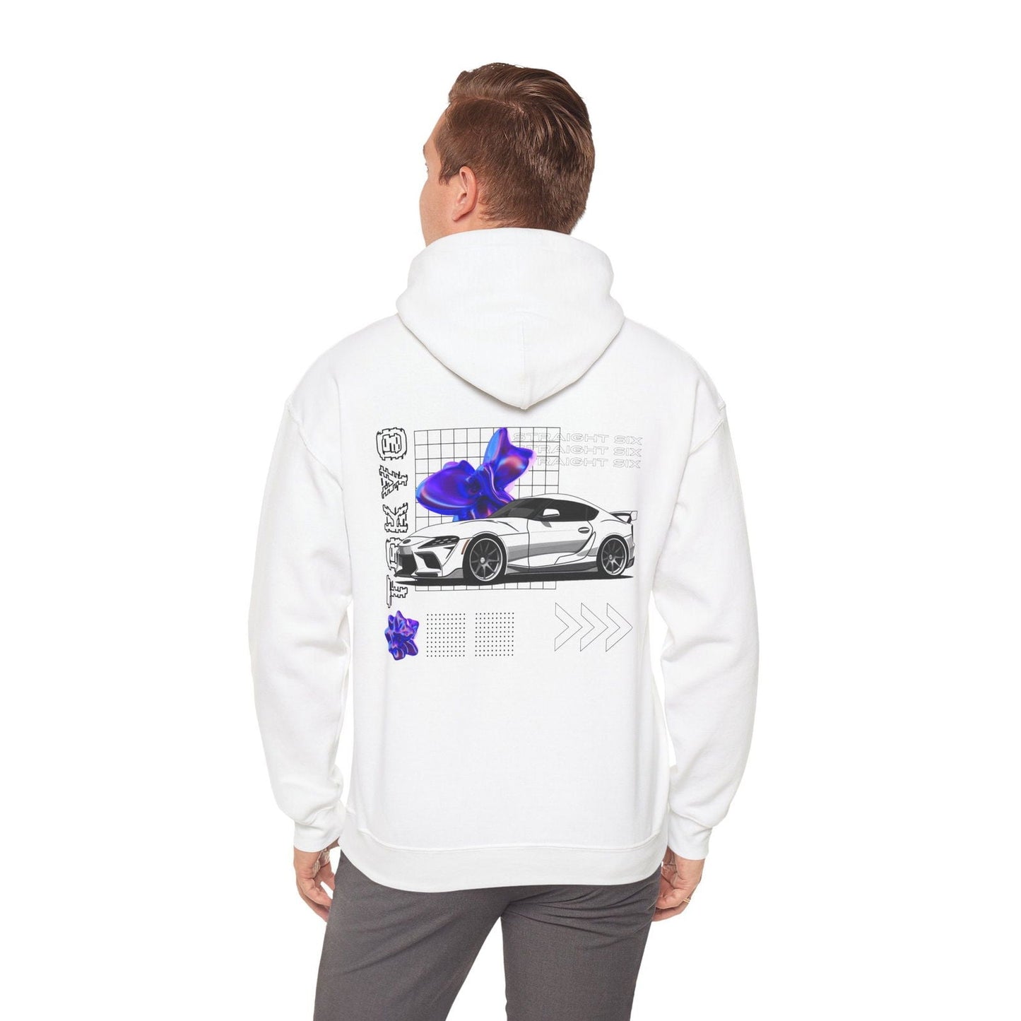 White Toyota Supra MK5 Hoodie | TSMK5 - UH002 - Petrosexuals