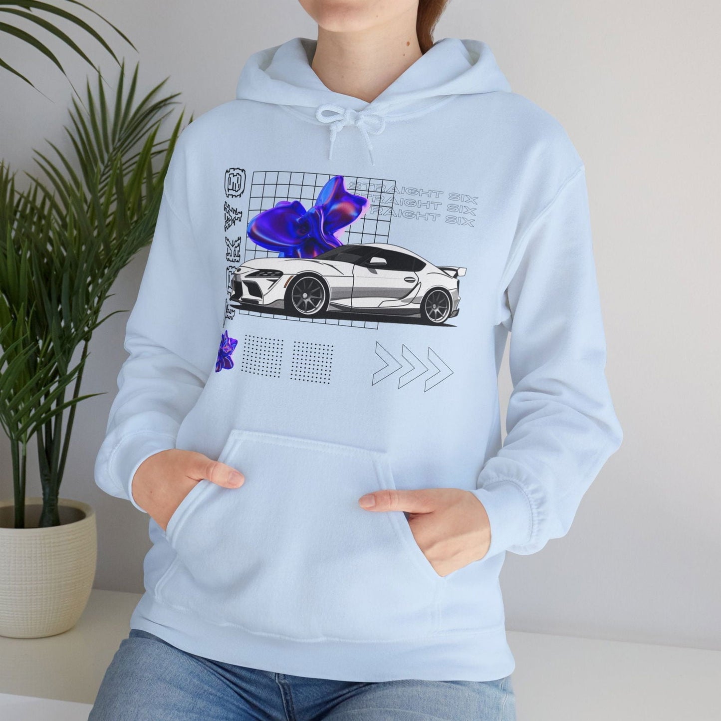 White Toyota Supra MK5 Hoodie | TSMK5 - UH002 - Petrosexuals